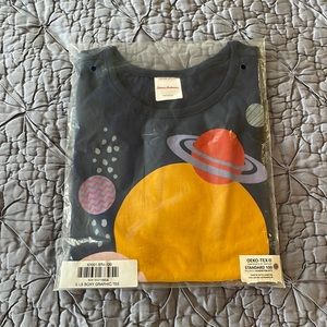 NWT Hanna Long Sleeve Boxy Graphic Tee